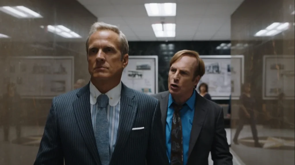 Patrick Fabian and Bob Odenkirk in Better Call Saul | Credits: AMC