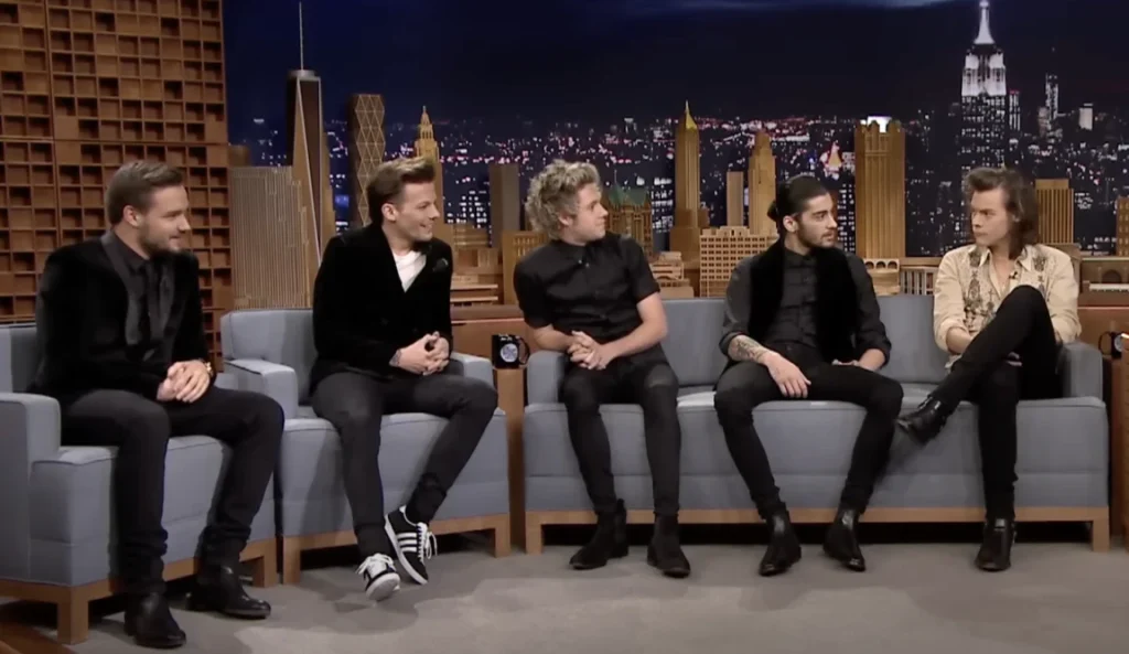 The members of One Direction