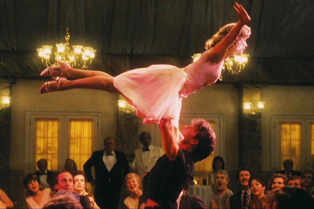 Patrick Swayze and Jennifer Grey in a still from Dirty Dancing (1987)