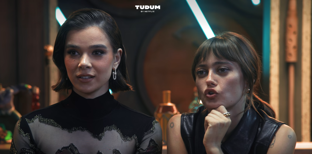 Hailee Steinfeld and Ella Purnell in an interview with Tudum