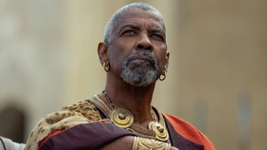 Denzel Washington in a still from Gladiator II | Credits: Paramount Pictures