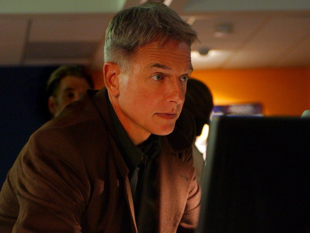 Mark Harmon in a still from NCIS