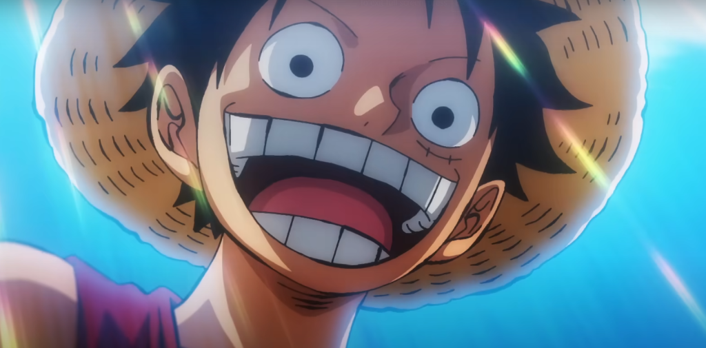 Luffy in a still from the series. 