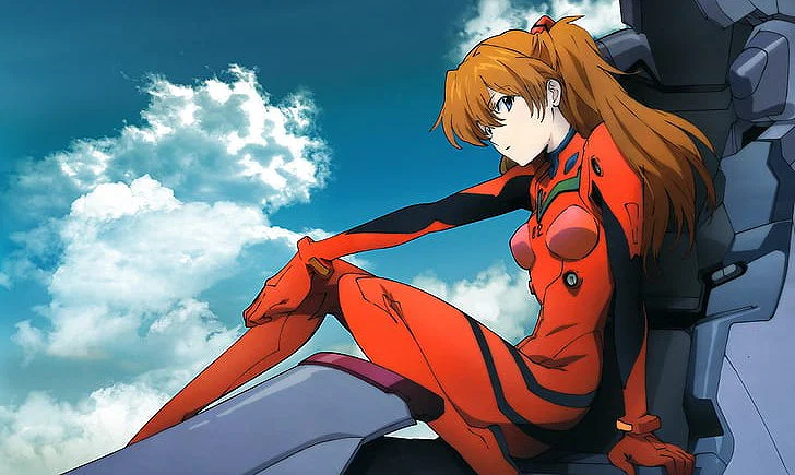 10 Best Original Anime That Are Not Based on Manga, Ranked 30 a still photo of asuka from Neon Genesis Evangelion
