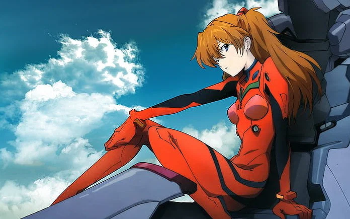 10 Best Original Anime That Are Not Based on Manga, Ranked 22 a still photo of asuka from Neon Genesis Evangelion
