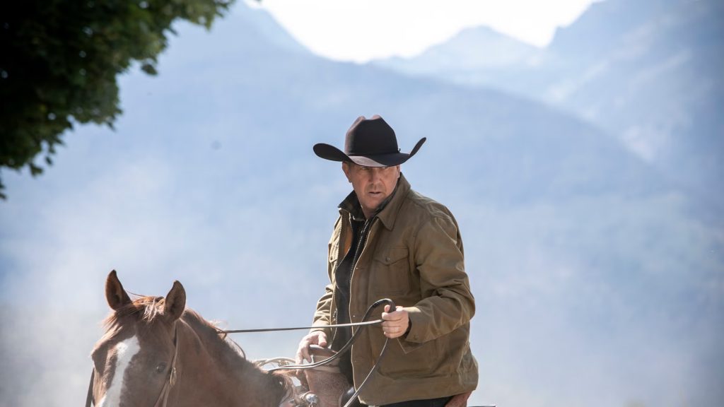 kevin costner as john dutton in yellowstone