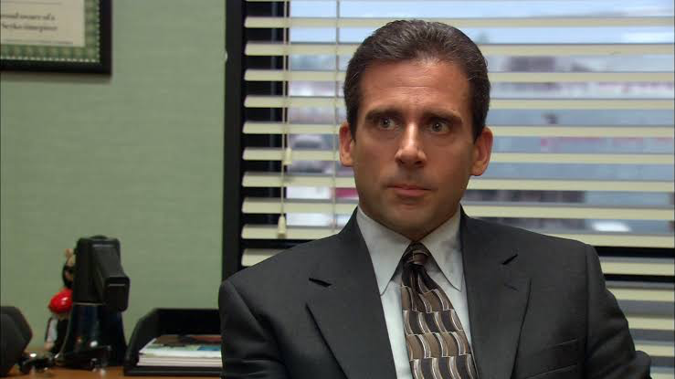 Steve Carell’s Michael Scott in The Office S2 | image: NBC