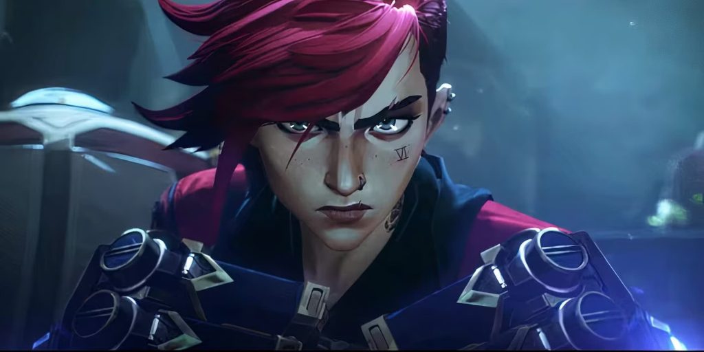 Vi, a character from League of Legends (Image via Fortiche in collaboration with Riot Games)