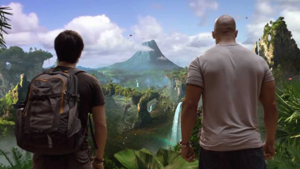 A still from Journey 2: The Mysterious Island  - Josh Hutcherson, Dwayne Johnson