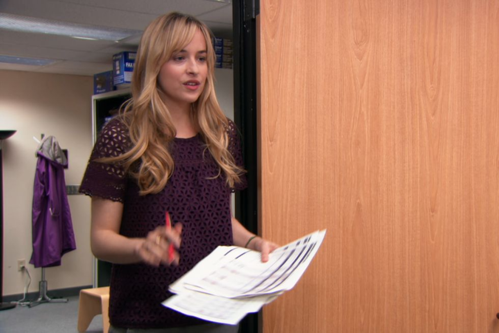 Dakota Johnson on The Office