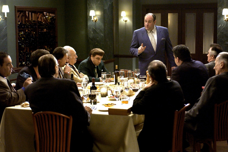 A still from the series The Sopranos