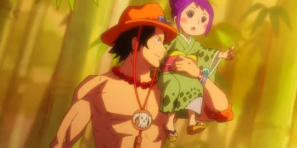 Ace is Luffy's inspiration to become a pirate