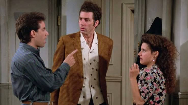 Michael Richards in a still from Seinfeld | image: NBC