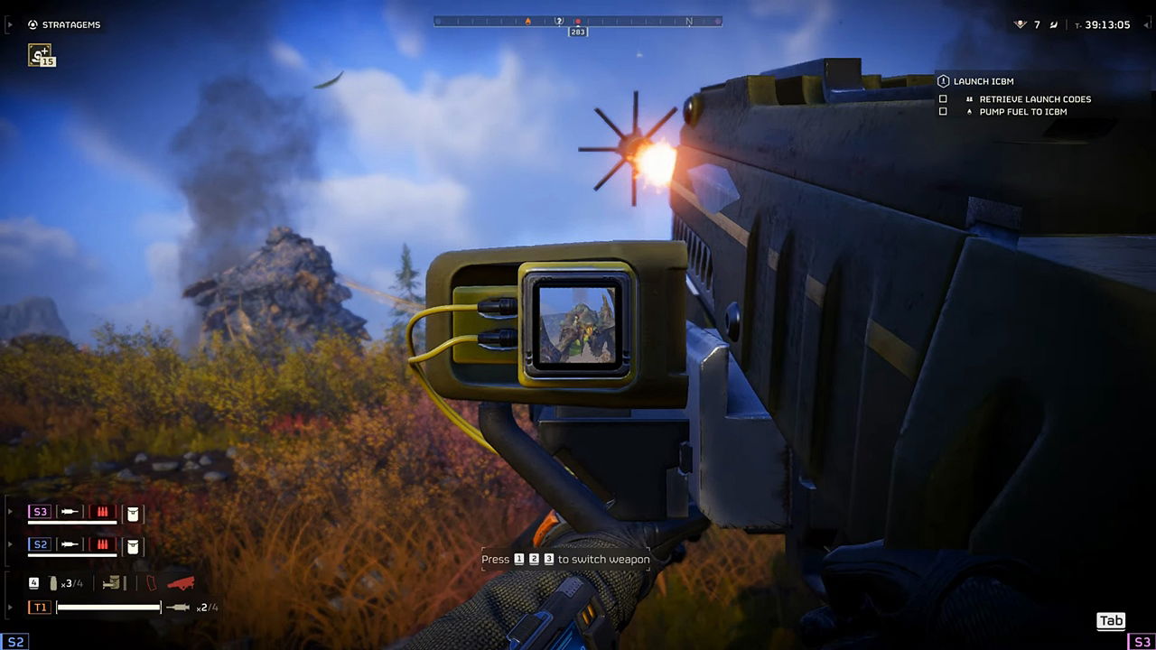 Ракетные установки Helldivers 2 взлетают на свободу против Illuminati!