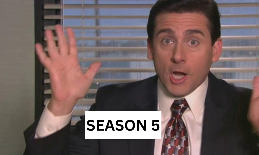 Steve Carell in The Office season 5