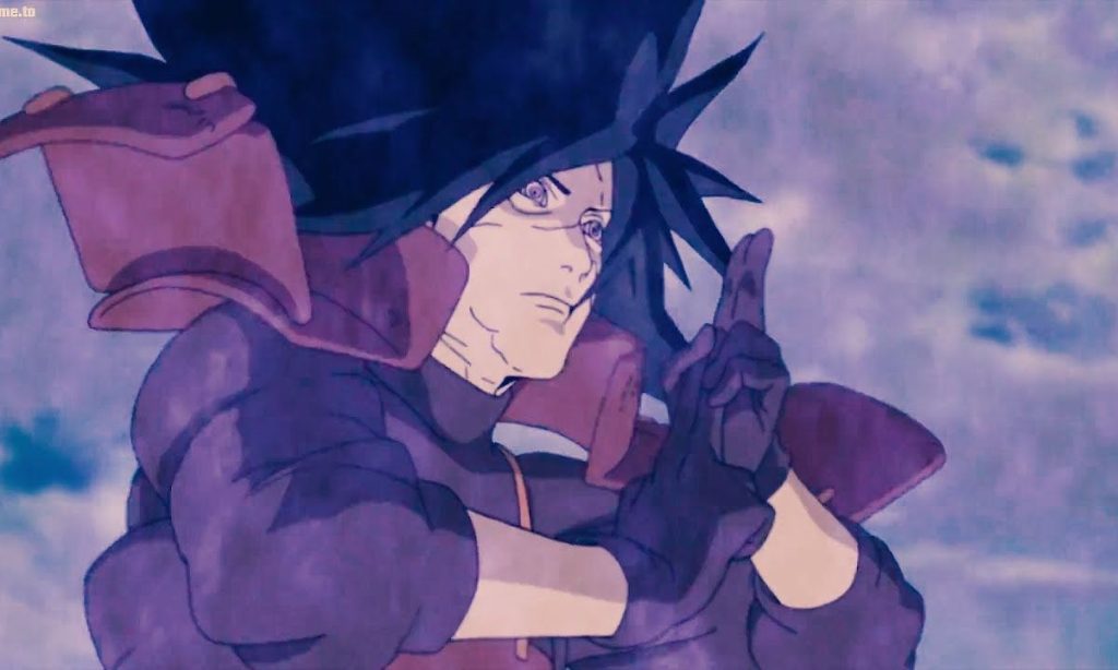 Madara weaves hand seals to summon a meteor in Naruto | Credits: Studio Pierrot 