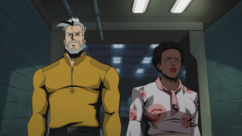 Rick Flag Sr., Amanda Waller in Creature Commandos | Image via Warner Brothers Discovery