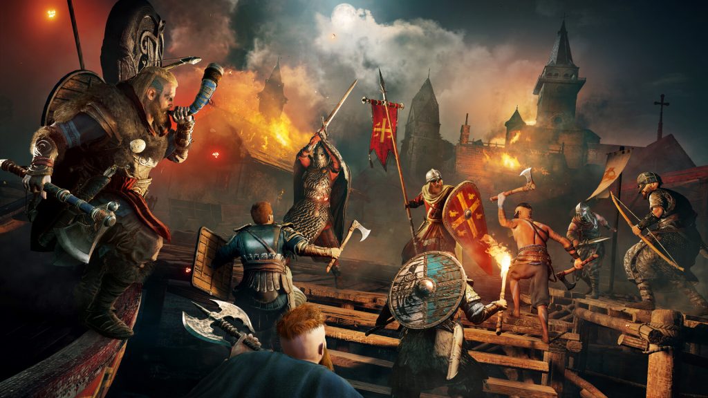 the image shows a war in Assassin's Creed Valhalla 