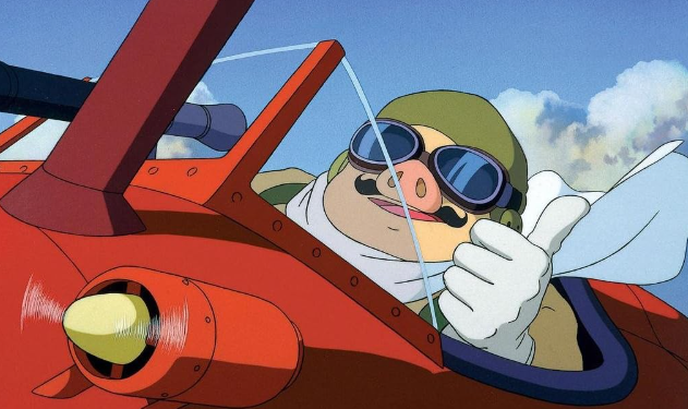 A still from Studio Ghibli's Porco Rosso