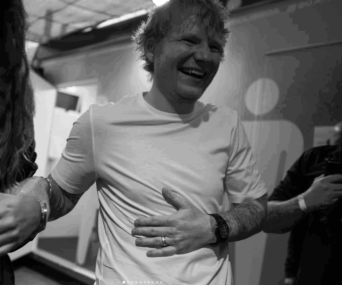 Ed Sheeran. | Credits: @teddysphotos / IG.