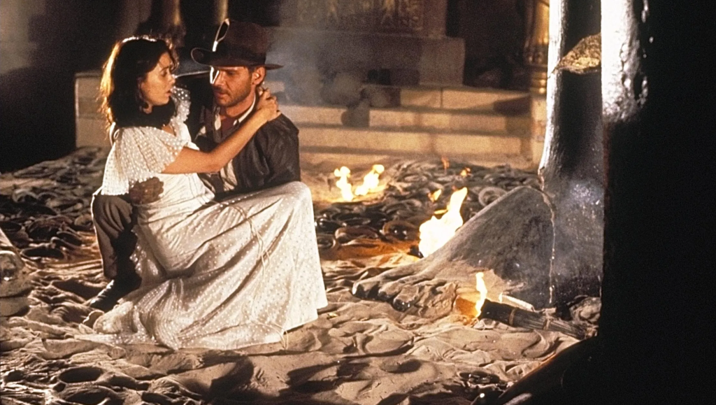 A screenshot from Raiders of the Lost Ark.