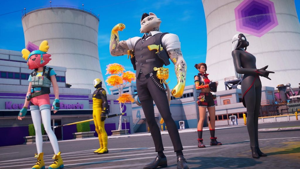 the images shows the new skins in Fortnite
