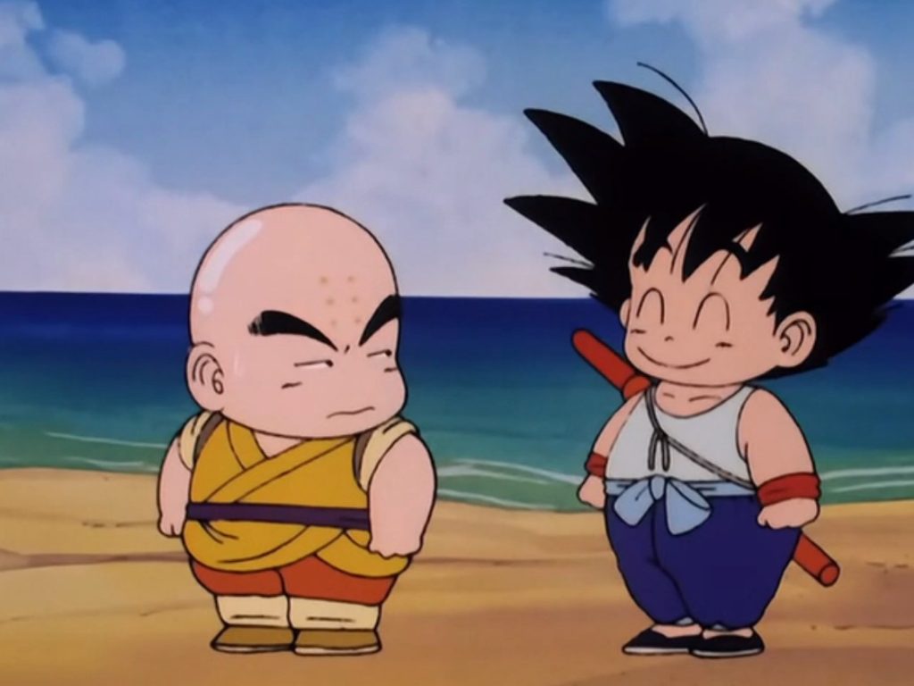 Goku and Krillin