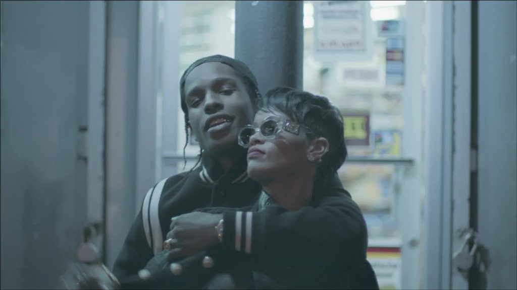 Rihanna and A$AP Rocky in a still from the music video of Fashion Killa | Credits: A$AP Worldwide/Polo Grounds/RCA