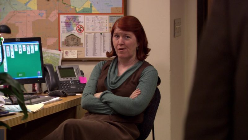 Kate Flannery as Meredith in The Office