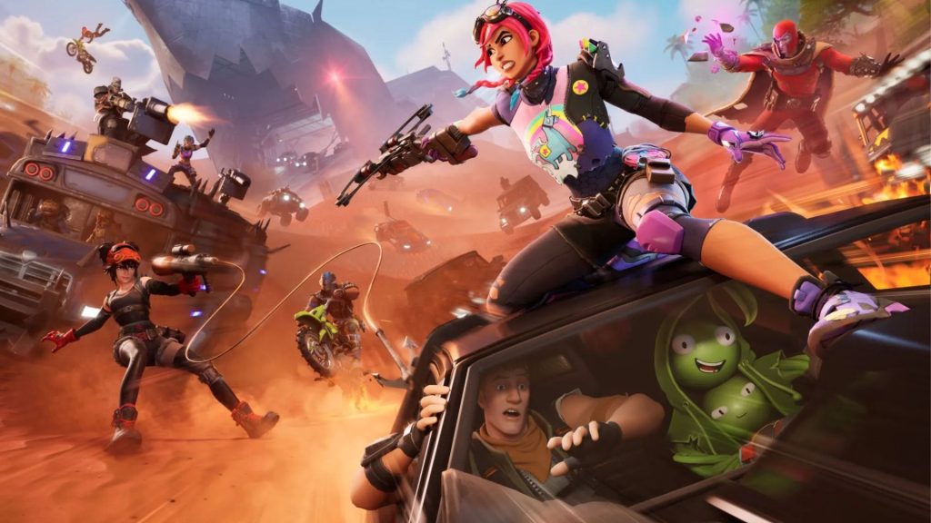 the image shows the promotional picture for a season in Fortnite