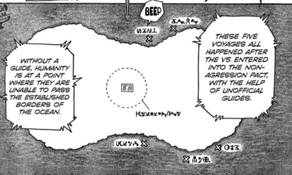 The human inhabitation is miniscule in comparison to the world in Hunter x Hunter | Credits: Viz Media