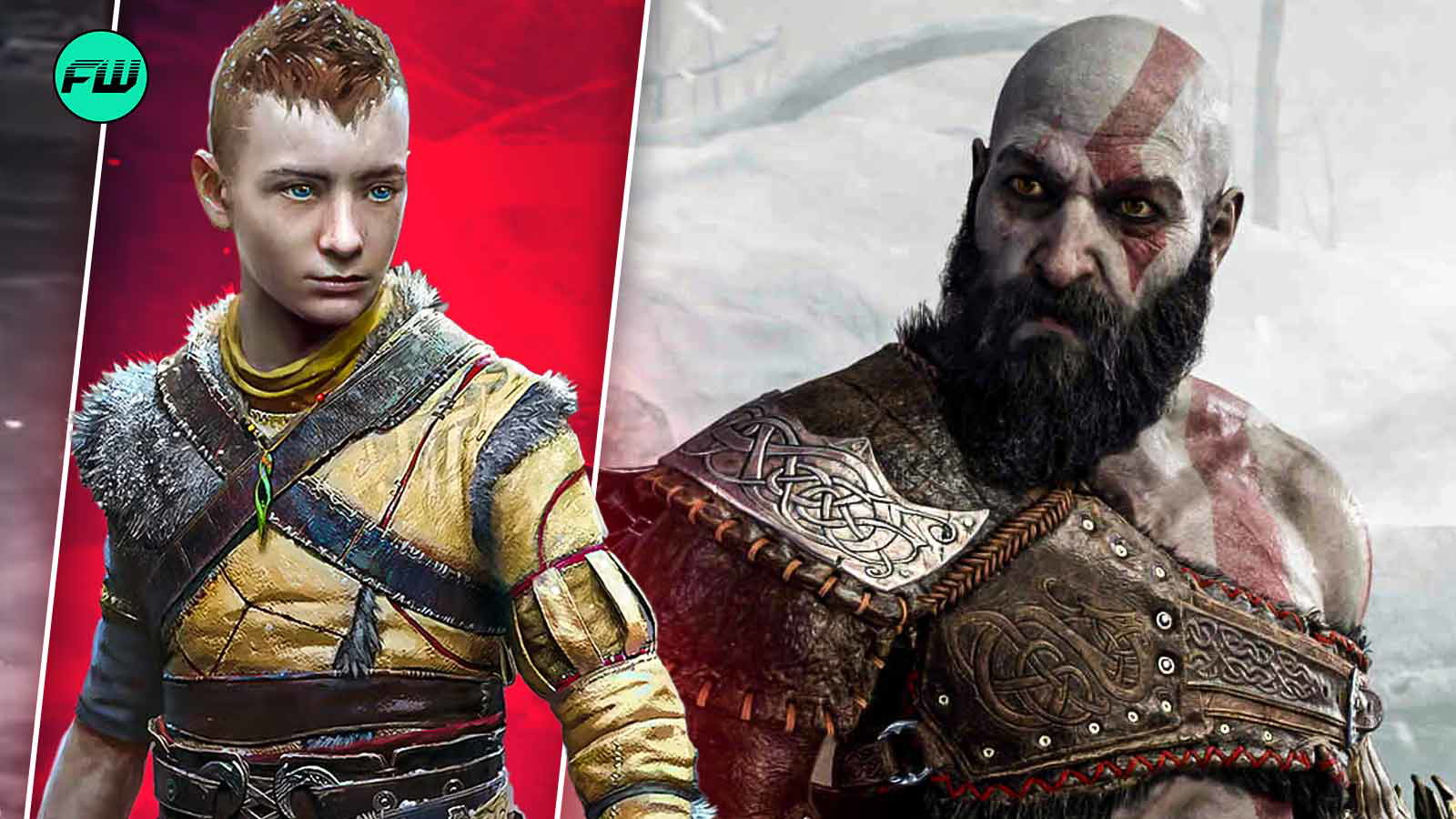 god of war ragnarok ,kratos and atreus