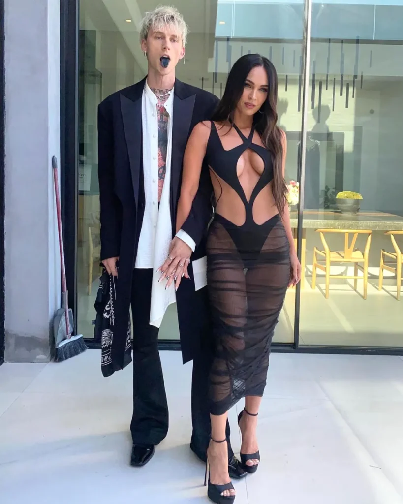 Megan Fox and Machine Gun Kelly via Megan Fox's Instagram (@meganfox)