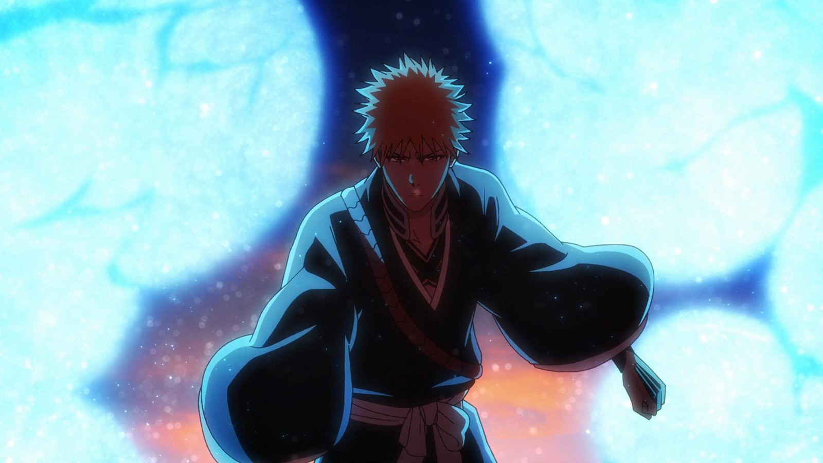 Ichigo in a still from Bleach: Thousand-Year Blood War arc