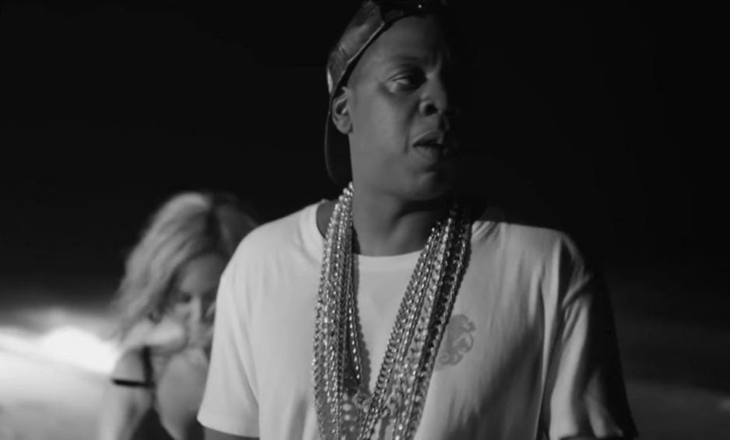 Jay-Z in a still from Drunk in Love music video