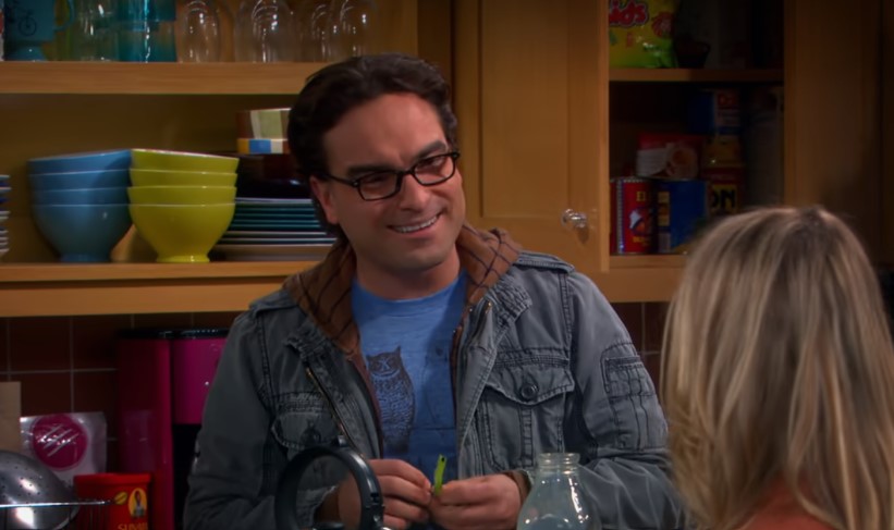 Johnny Galecki as Leonard in The Big Bang Theory 