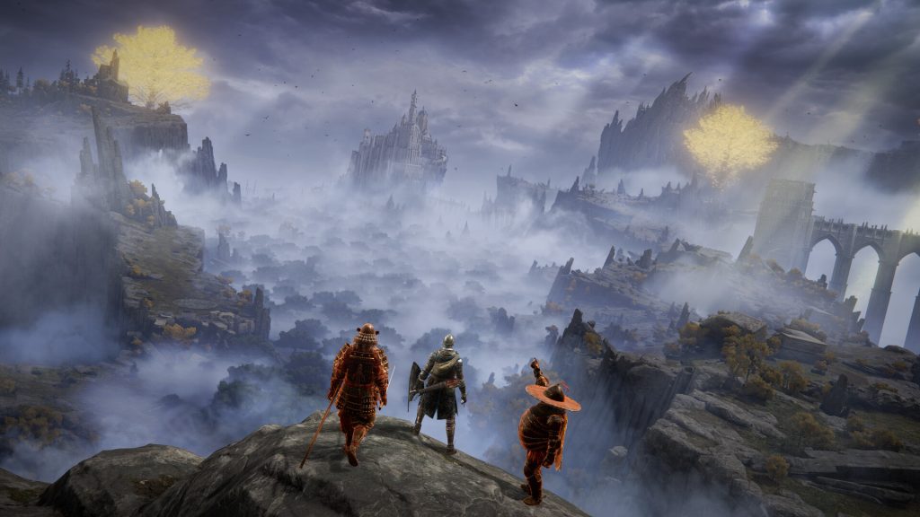 Screenshot of Elden Ring showing the vastness of its open-world design.