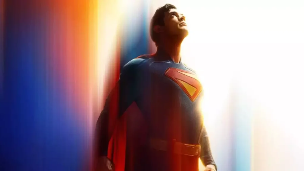 A motion poster of David Corenswet's Superman | Credits: @superman/Instagram