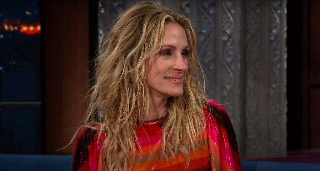 julia roberts the late show