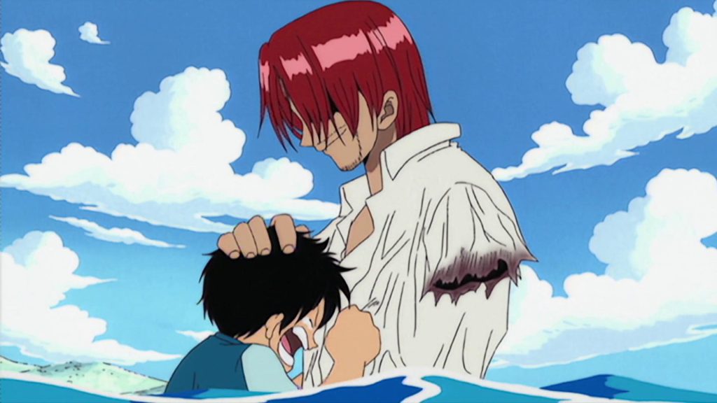 One Piece Luffy and Shanks