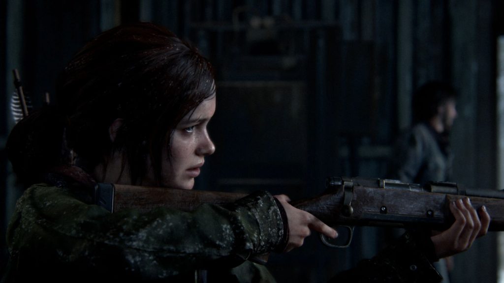 the last of us ellie with a gun. 