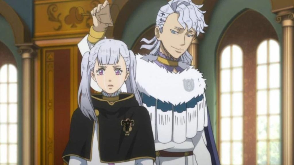 Solid pours water on Noelle in Black Clover | Credits: Studio Pierrot