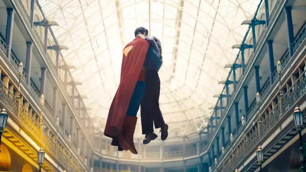 David Corenswet as Superman and Rachel Brosnahan as Lois Lane in Superman | Credits: DC Studios/WB Pictures