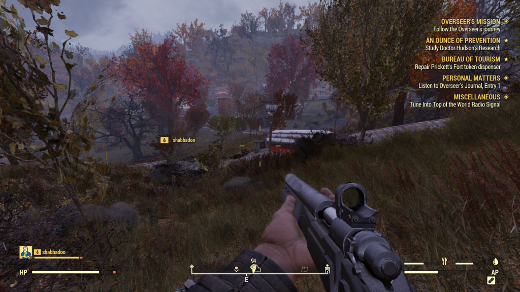 Fallout 76 in-game