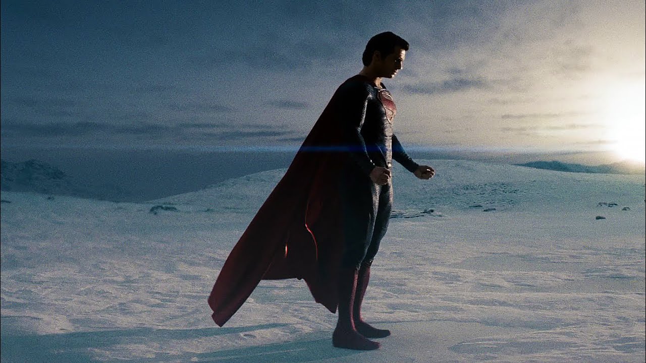 Henry Cavill in a still from Zack Snyder's Man of Steel