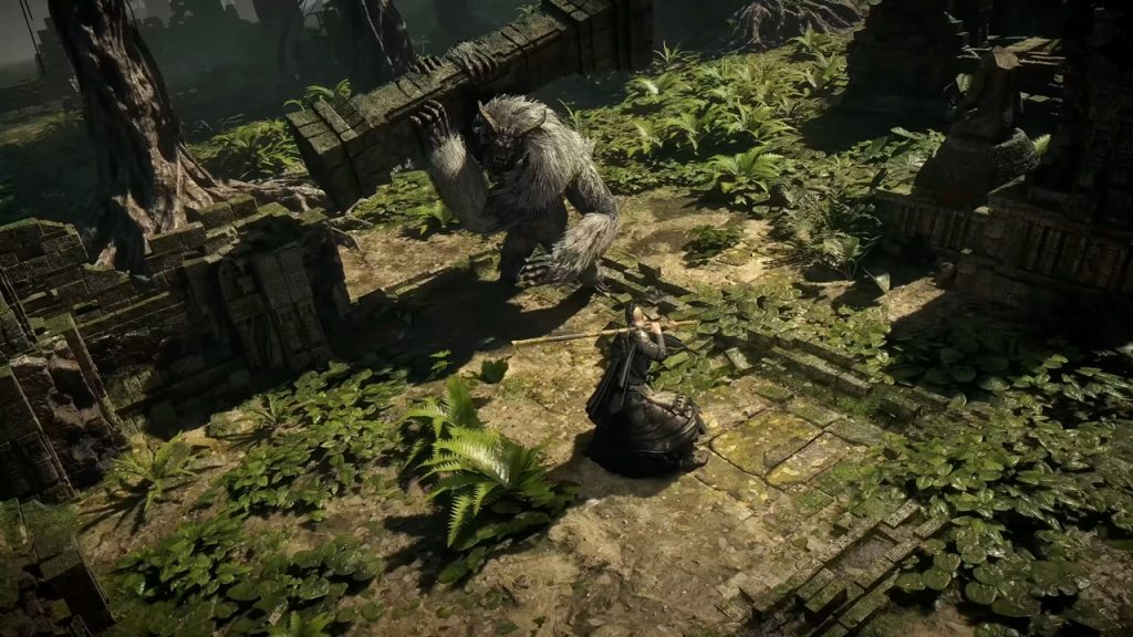 Path of Exile 2 gameplay screenshot featuring the Monk class. 