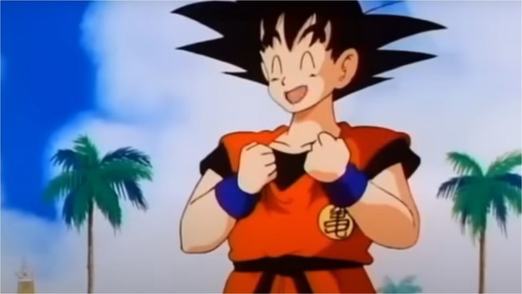 Goku in his Gi