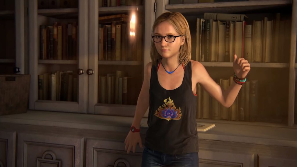 A scene from Uncharted 4 featuring protagonist Nathan Drake's daughter, Cassie.