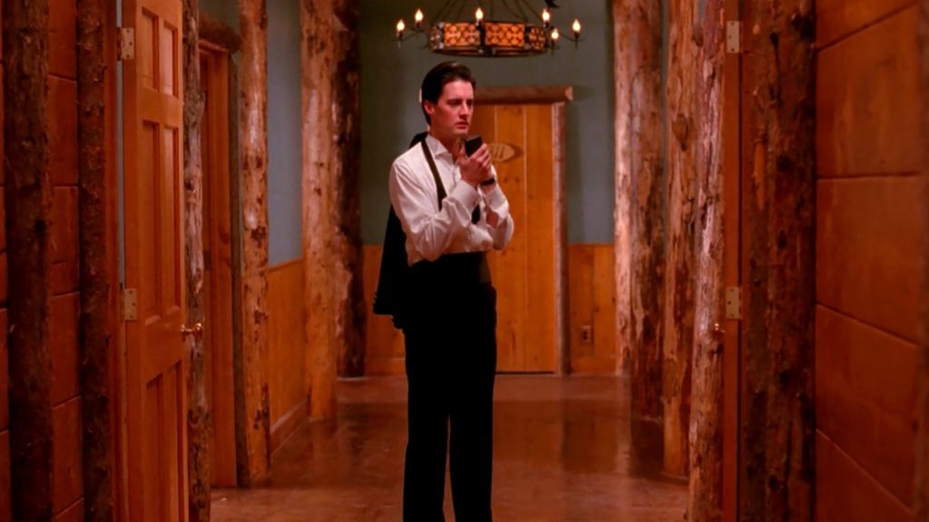 Kyle MacLachlan as Dale Cooper in Twin Peaks. 