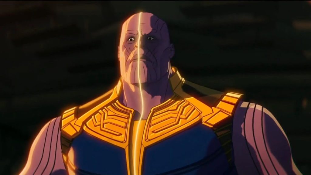 Josh Brolin voices Thanos in episodes of What If...? | Credits: Marvel Studios